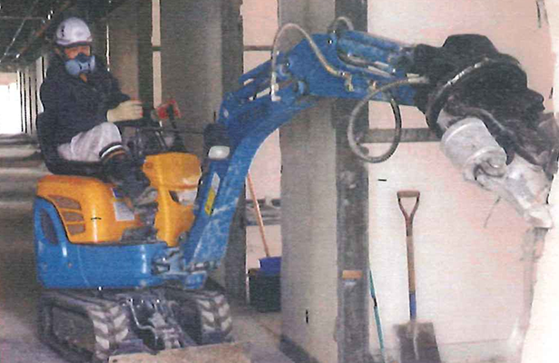 内装、建屋解体工事